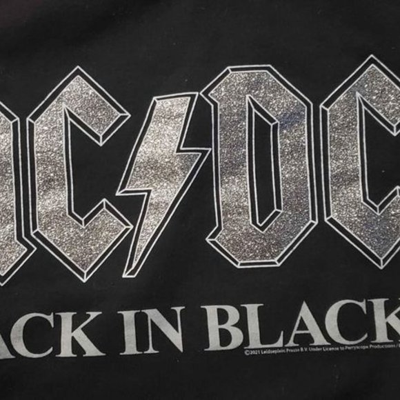 2022 Ac/Dc Back in Black long sleeve sweat shirt x extra large tres grand CA# 61 - Picture 5 of 6
